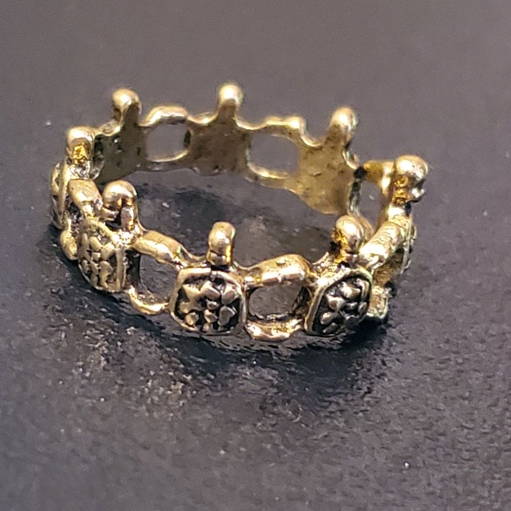 Turtle Gold Tone Ring Pinkie Toe Girl Teen Women